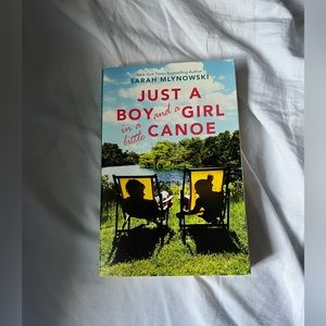 Just a boy and a girl in a little canoe, young adult book!